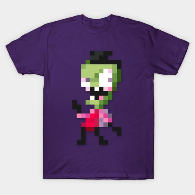 Zim low-res pixelart T-Shirt by JinnPixel